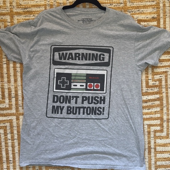 NINTENDO “Don’t Push My Buttons” Tee Shirt - Picture 1 of 8